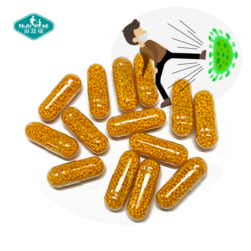 Suplemento multivitamínico de marca privada Cápsulas microgranuladoras de liberación prolongada con formulaciones de gránulos