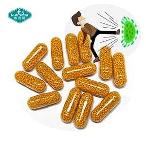 Suplemento multivitamínico de marca privada Cápsulas microgranuladoras de liberación prolongada con formulaciones de gránulos