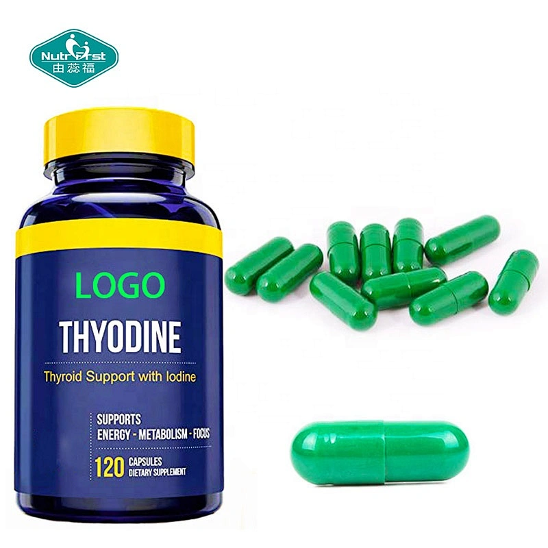 Thyroid Support Supplement Vitamin B12 Ashwagandha Bladderwrack Kelp Cayenne Powder Capsules with Multi Mineral