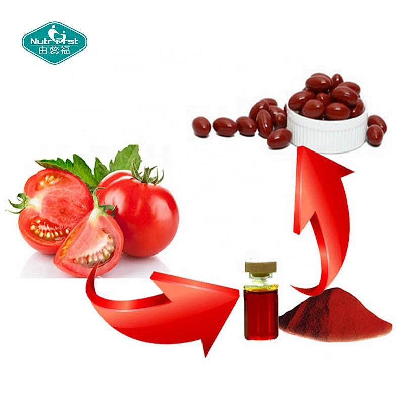 Nutrifirst Tomato Extract Powder Lycopene 10mg Antioxidant Soft Gel Capsule with Customized Package