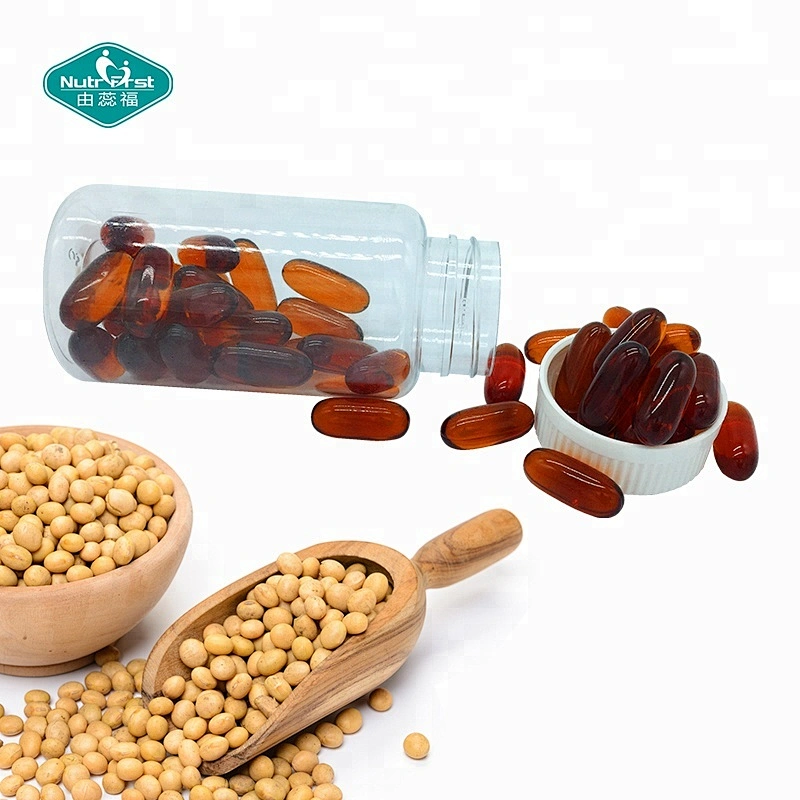 Nutrifirst Bespoke Formulation Vitamin E Soy Soya Lecithin Liquid Softgel Capsules with Customized Packaging