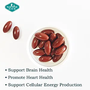 Cápsula blanda de fórmula vegana de coenzima Q10 de marca privada Nutrifirst para la salud del corazón y el respaldo de la energía celular