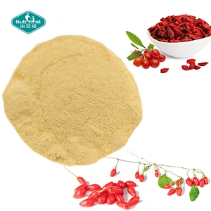 Nutrifirst Raw Material Herb Medecine Wolfberry Peptide 25% Anthocyanin Black Goji Berry Fruit Extract Powder