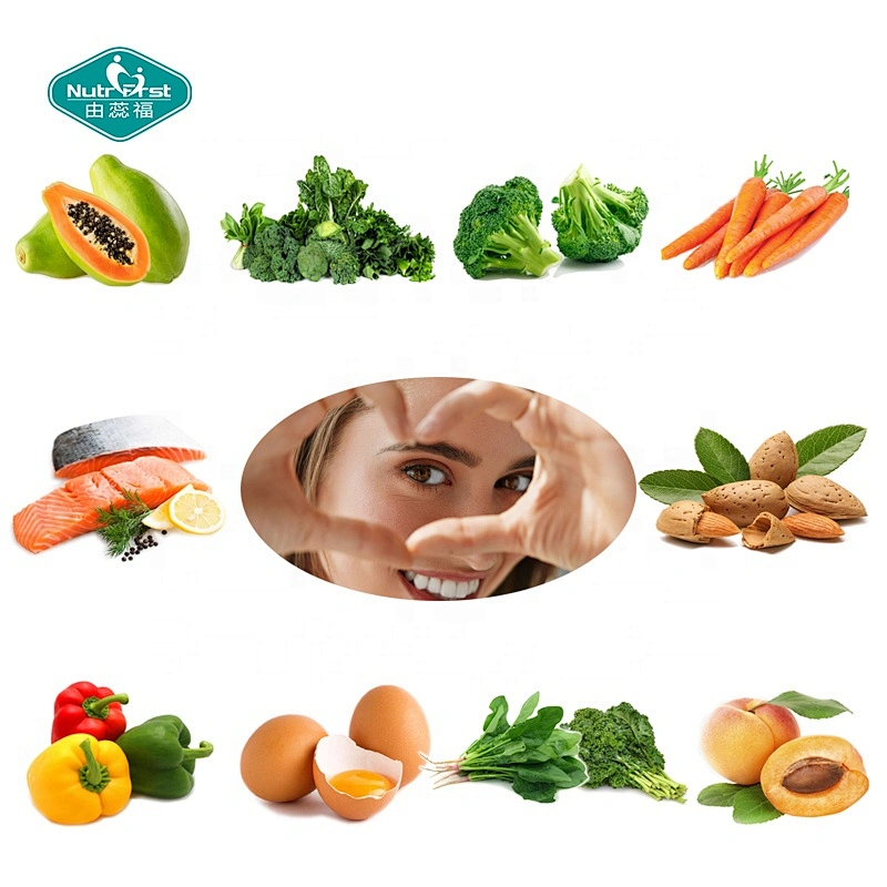 Nutrifirst Eyecare complementa la vitamina CE Zinc Copper Vision Health Softgel con luteína zeaxantina