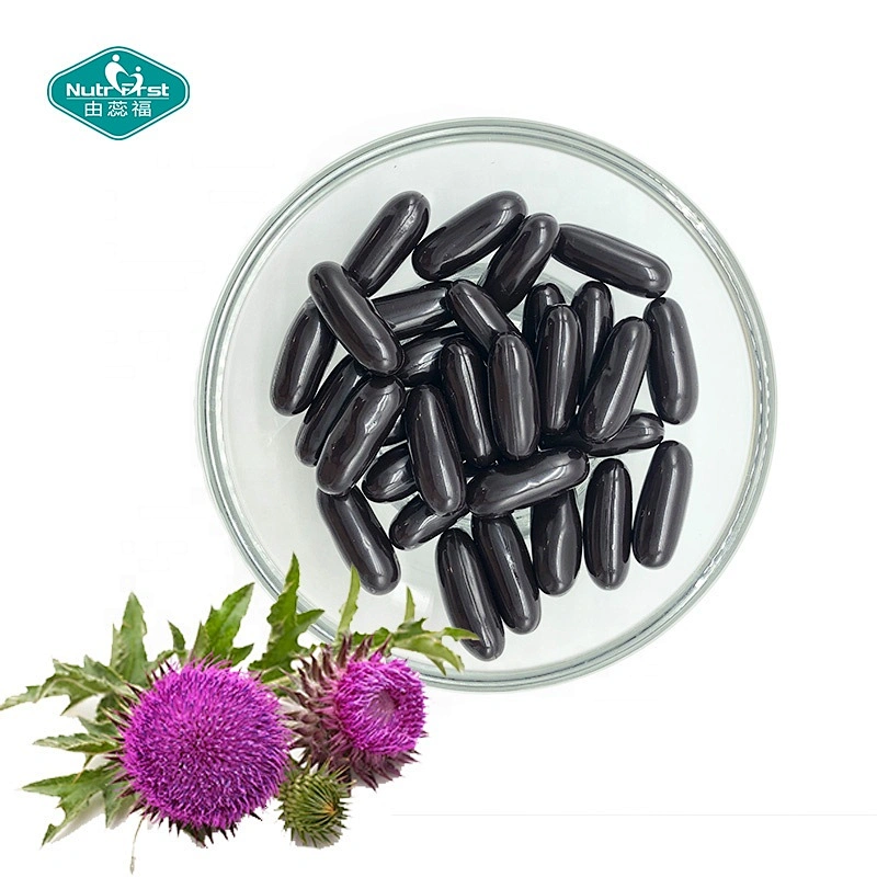 Herb Liver Cleanse Supplements Hangover Milk Thistle Liver Extract Oil Softgel Silymarin Soft Capsules