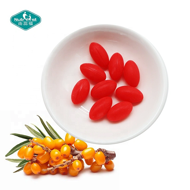 Suplementos de hierbas halal Omega 3 6 7 9 cápsulas de extracto de aceite de espino cerval de mar antienvejecimiento de cápsulas blandas veganas orgánicas