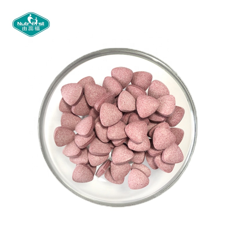 Suplemento de fórmula prenatal, tabletas masticables de vitamina mineral multivitamínica, sin gluten para mujeres prenatales