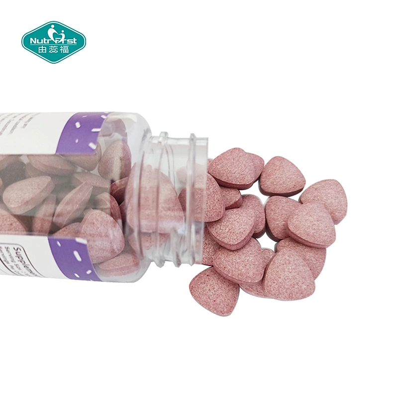 Nutrifirst Private Label Formulación a medida Saúco Sambucus Vitamina C Zinc Tableta masticable para adultos