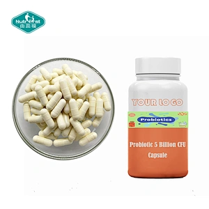 Bespoke Formulation Probiotic Pill 5 Billion CFU Multi-strains Prebiotic Blend Capsules