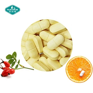 Nutrifirst OEM VC Pill Productos nutricionales Fórmula personalizada Tableta de zinc con vitamina C para apoyo inmunológico