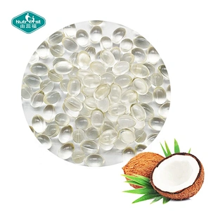 Suplemento para el cuidado de la piel Nutrifirst Mejor precio Cápsula blanda de aceite de coco virgen orgánico de Sri Lanka con paquete personalizado