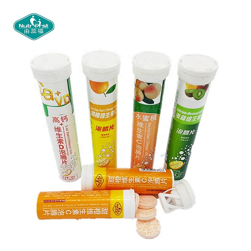 Nutrifirst Immune Booster Supplement Customized Flavor Vitamin C Effervescent Tablet 1000mg Private Label