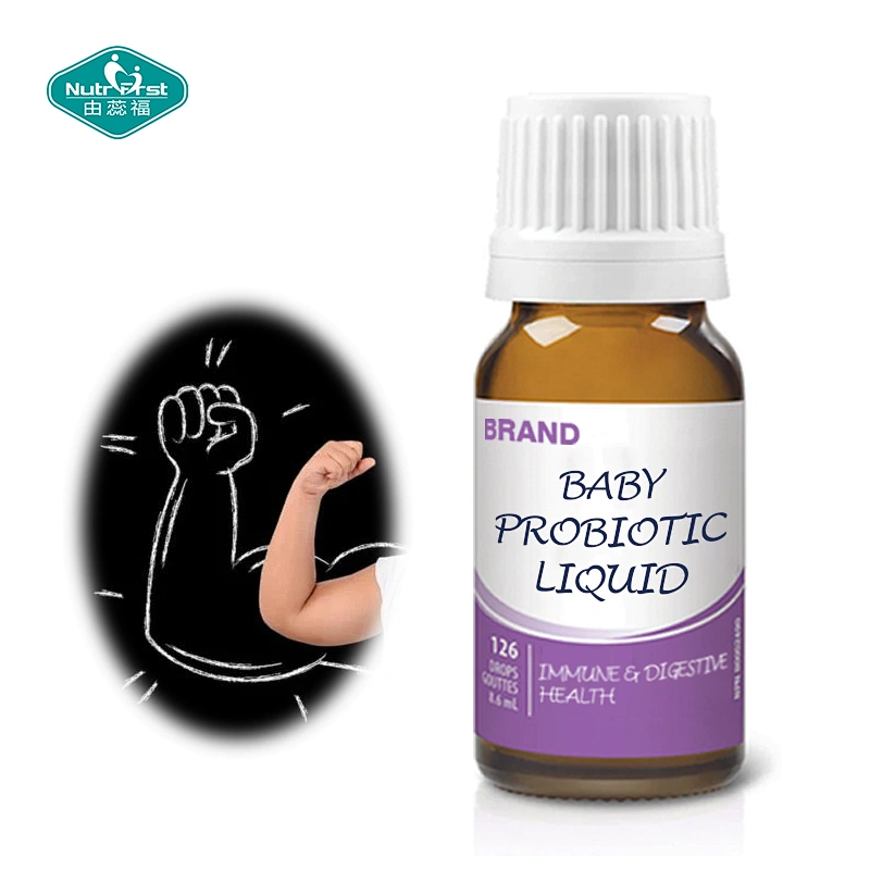 OEM Customized Formulation Probiotic Supplement Baby Gastrointestinal Tract Health Liquid Drops for Immune System