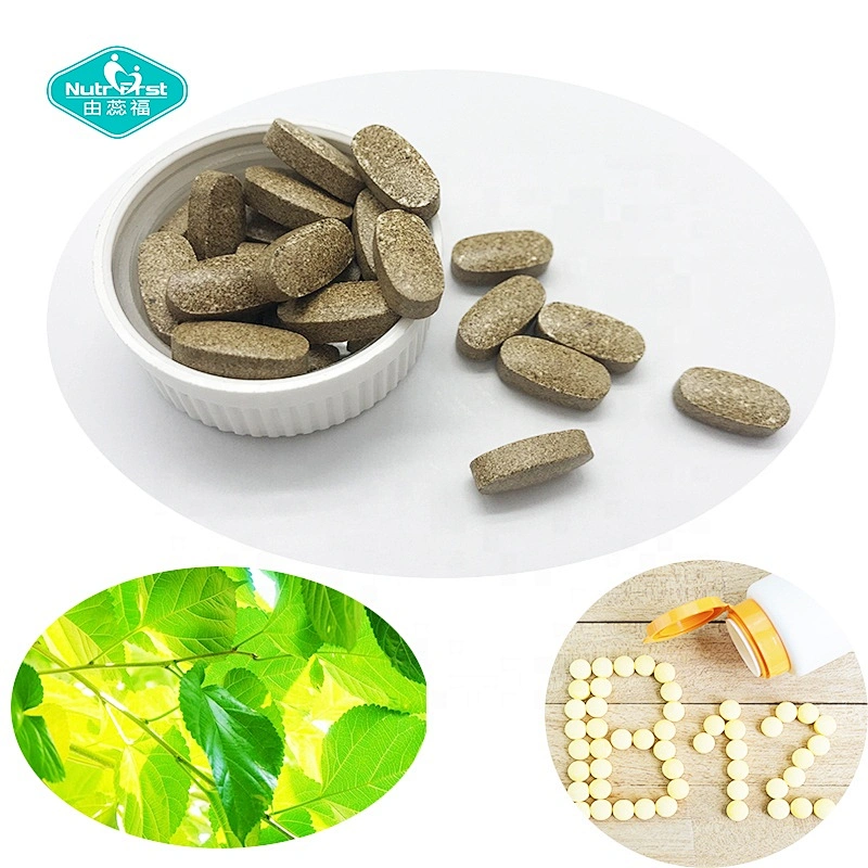 Nutrifirst, suplementos de salud de etiqueta blanca, extracto de hoja de morera, vitamina B6, B12, tabletas de complejo de vitamina B