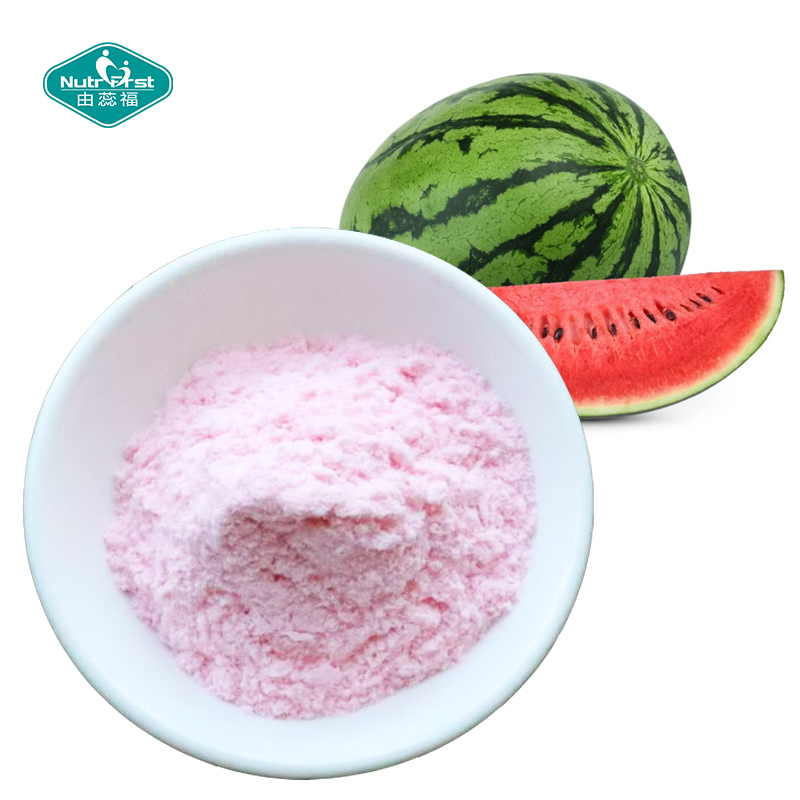 Polvo soluble en agua congelado de la sandía de la fruta de la materia prima natural de la categoría alimenticia de Nutrifirst a granel