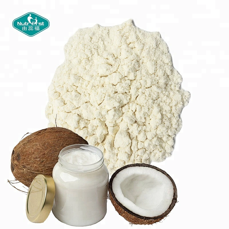 Fabricantes Organic Vegan Mct Freeze Dryed Coconut Extract Mct Oil Polvo de jugo soluble en agua a granel