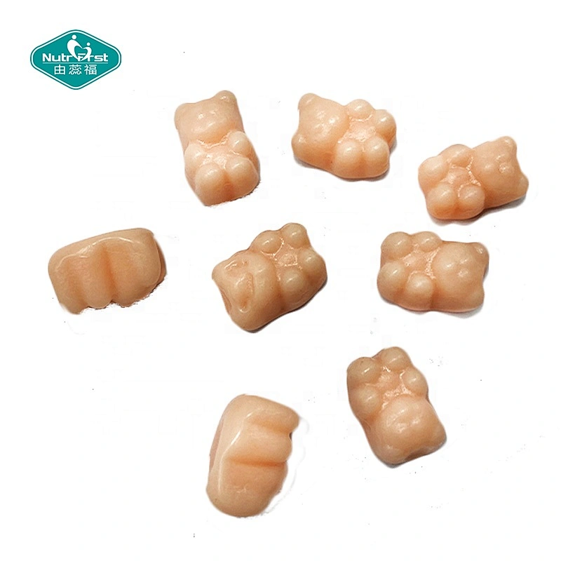 Suplementos gomosos de belleza Nutrifirst, blanqueamiento de la piel, gomitas de colágeno vegano, dulces, cabello saludable, piel, uñas