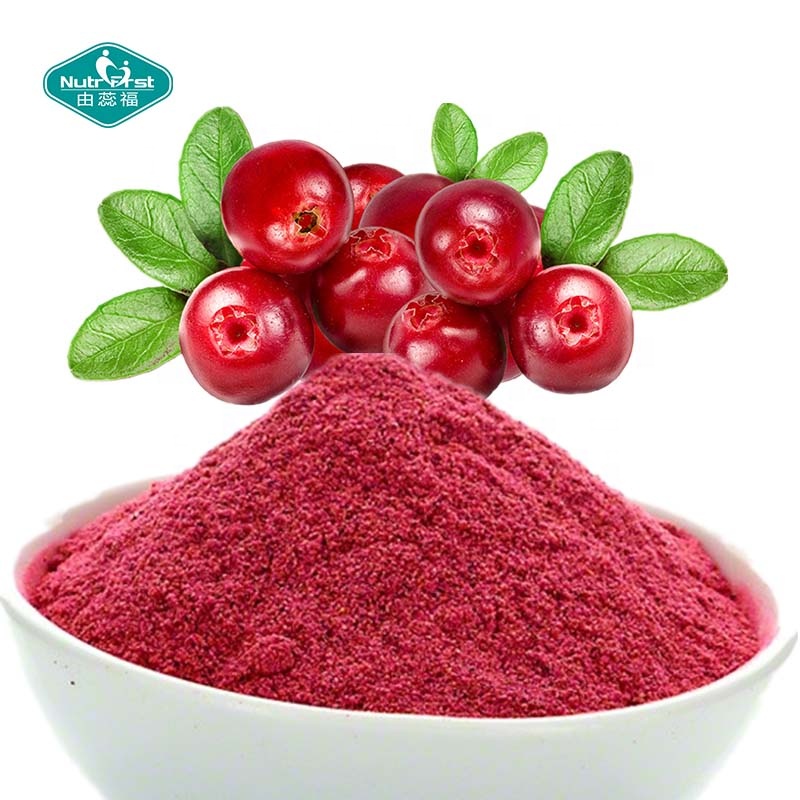 Extracto de fruta Fabricante profesional 100% Pure Frozen-Dry Jugo de fruta de arándano Bebida instantánea en polvo