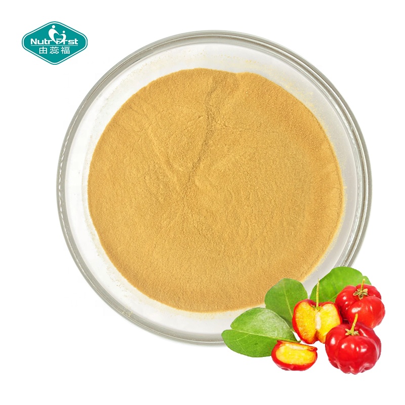 Extracto de fruta Nutrifirst Fabricante profesional Polvo de aditivo alimentario de jugo de fruta de cereza de acerola orgánica