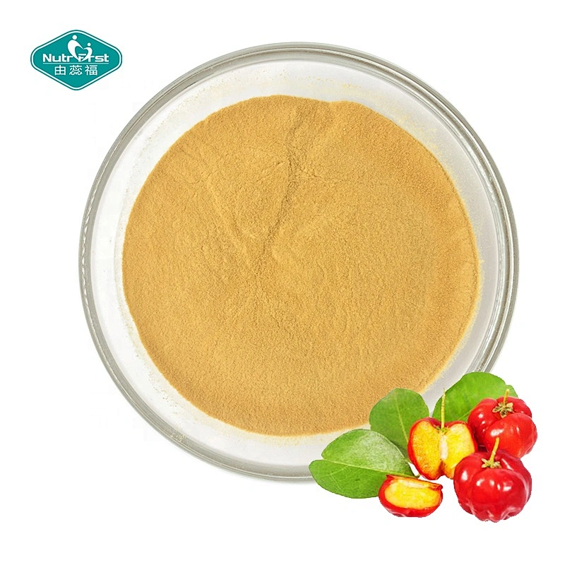 Extracto de fruta Nutrifirst Fabricante profesional Polvo de aditivo alimentario de jugo de fruta de cereza de acerola orgánica