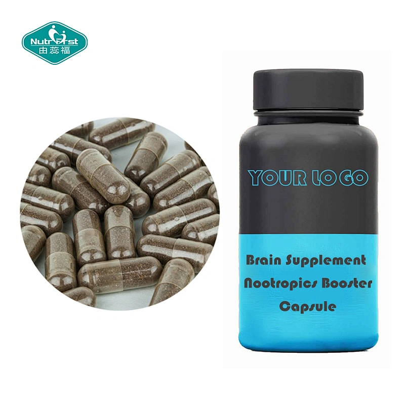 Potenciador vendedor caliente de Nootropics de la cápsula del bitartrato de DMAE del extracto de Bacopa Monnieri de la formulación herbaria del Amazonas