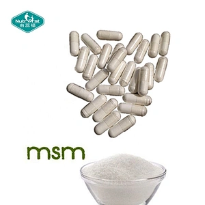 Suplemento de alimentos saludables para las articulaciones, venta al por mayor, cápsula de polvo MSM de metil sulfonil metano