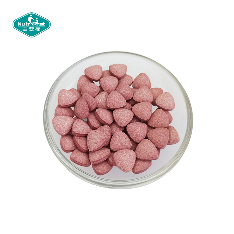 Nutrifirst Private Label Formulación a medida Saúco Sambucus Vitamina C Zinc Tableta masticable para adultos