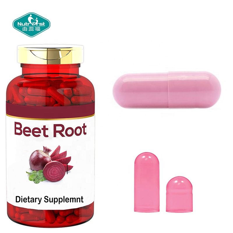 Extracto de raíz de remolacha orgánica sin OMG, 1200 mg, 1300 mg, cápsulas para presión arterial y sistema inmunológico digestivo