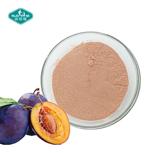 Polvo de jugo soluble en agua orgánico de fruta de ciruela de grado alimenticio orgánico liofilizado de extracción sólida Nutrifirst