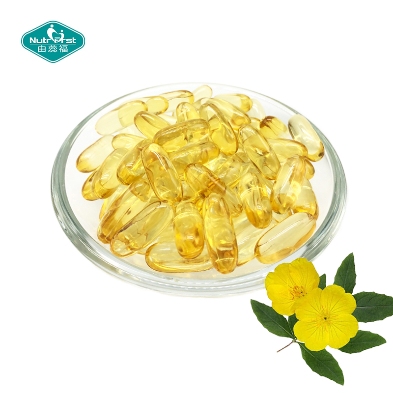 Suplemento a base de hierbas de fórmula personalizada Halal EPO, aceite de onagra, cápsulas blandas veganas de 1000 mg a granel