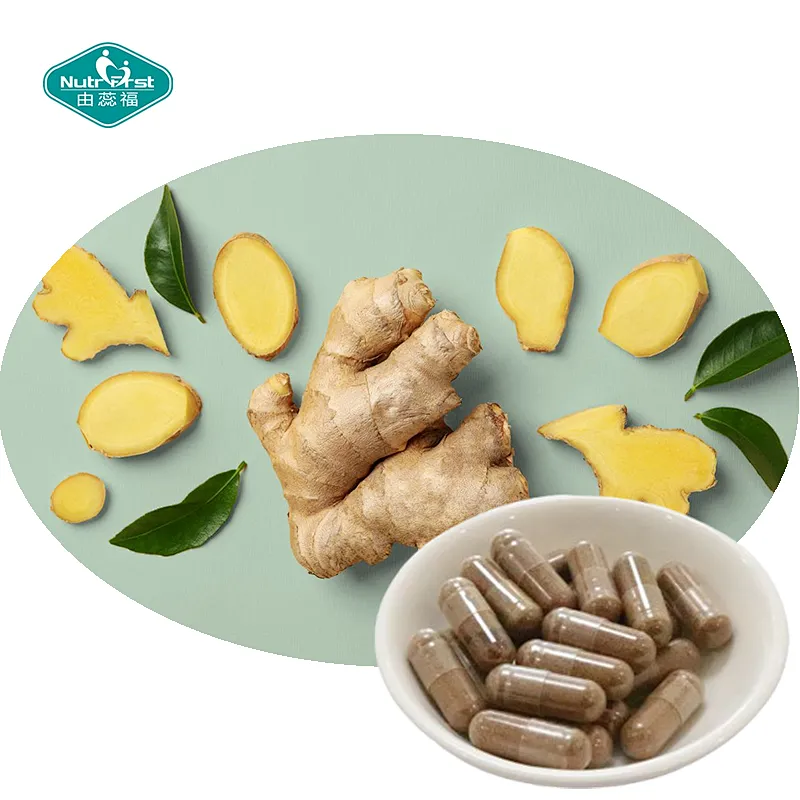 Nutrifirst Custom Customization OEM Help with Weight Loss Improve Digestive Ginger Capsules