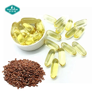Nutririst Organic Cold Press Borage Oil and Flaxseed Oil 1000mg  Omega 3 6 9 Vegan Softgel