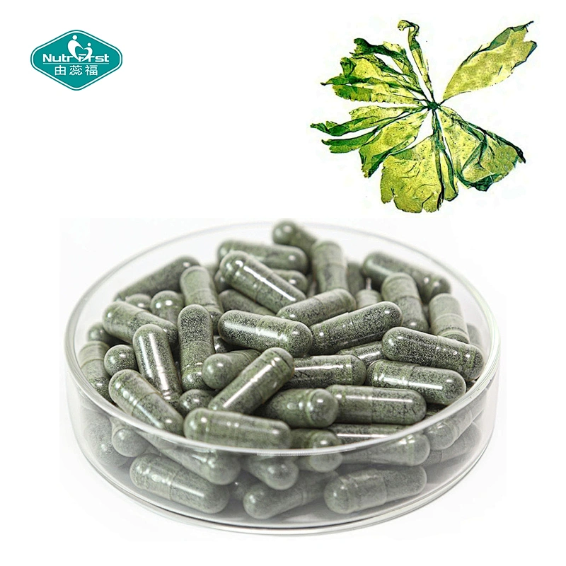Mezcla de frutas a base de hierbas investigadas por Nutrifirst Salud cardiovascular Algas marinas Uva Arándano Cápsula vegana