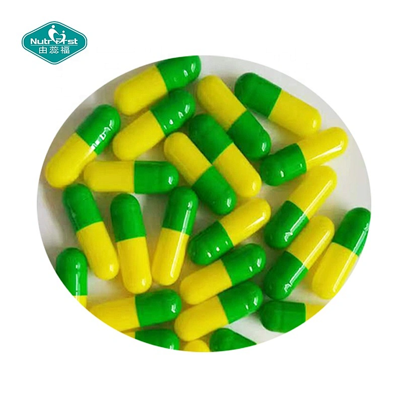 Personalización personalizada Tamaño impreso 00 0 1 2 3 4 5 Cápsulas vegetarianas vacías, transparentes, separadas por HPMC
