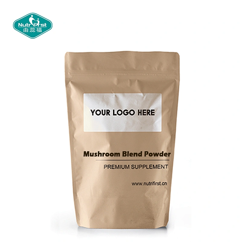 6 hongos verdes superalimento polvo inmune melena de león Reishi Cordyceps Chaga cola de pavo mezcla de extracto de Maitake