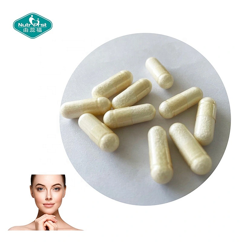 Fabricantes de productos nutricionales Vitamina C Colágeno HA Cápsulas Píldoras para blanquear la piel con ácido hialurónico