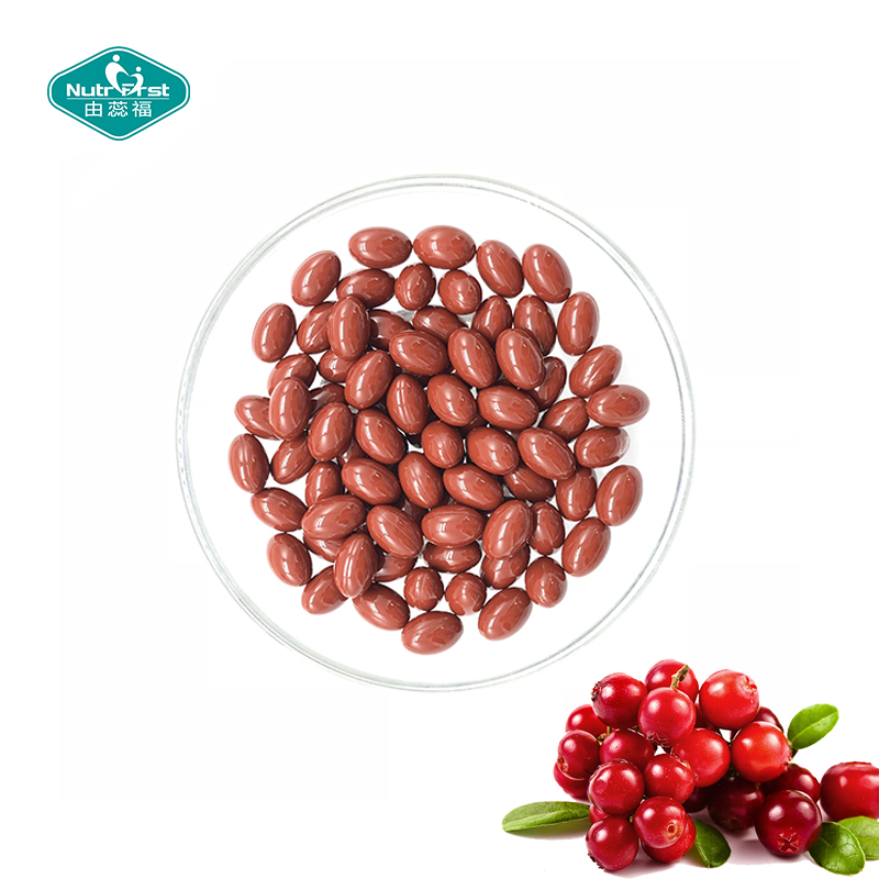 Herbal Equivalent Supplement Cranberry Extract Vitamin E Capsules Softgel