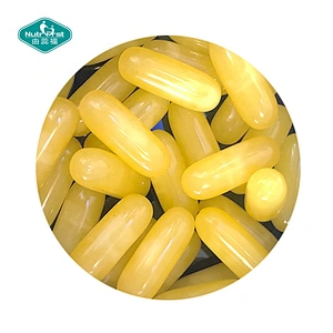 Fábrica de suplementos nutricionales Etiqueta privada Miel pura Jalea real Gel suave Cápsulas personalizadas Gel suave a granel