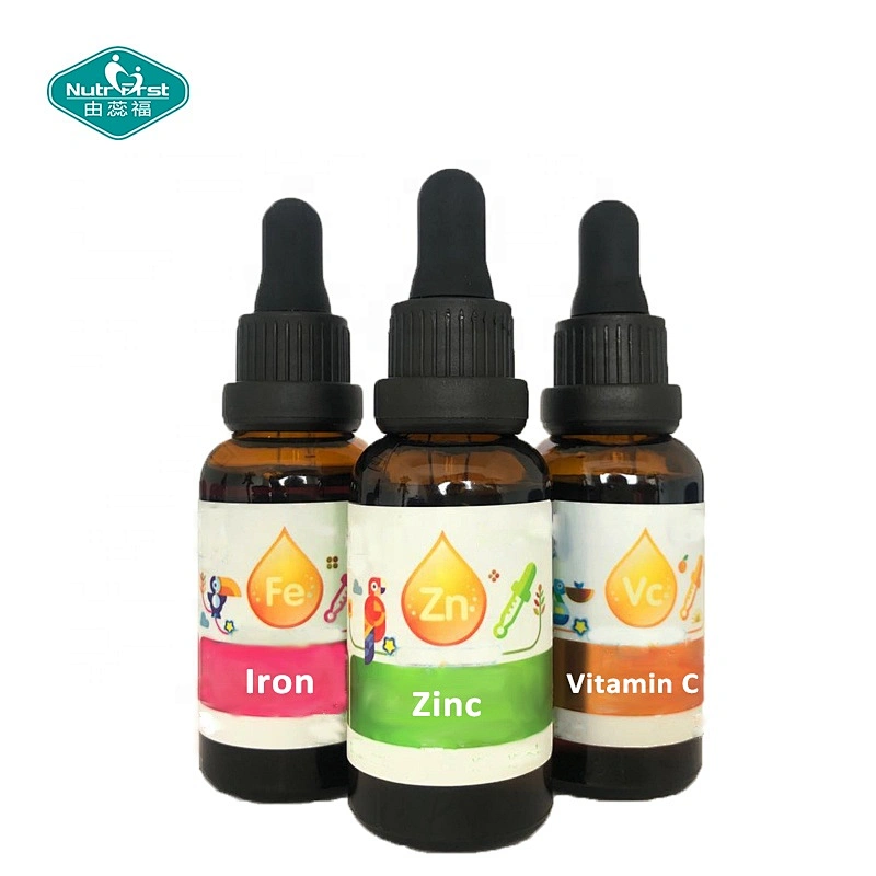 Suplemento dietético líquido oral orgánico de marca privada Nutrifirst Gotas de vitamina D3 Gotas líquidas a granel Vitamina D
