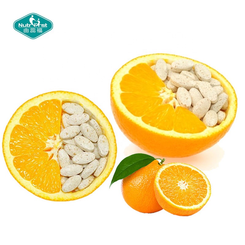 Fórmula a medida Organic VC Rosehip Fruit Powder Tabletas de extracto de rosa mosqueta Vitamina C para potenciadores de la inmunidad