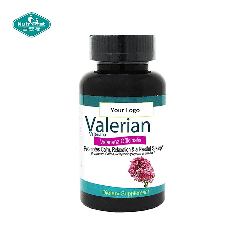 Suplementos de hierbas Nutrifirst, extracto de raíz de valeriana para dormir, cápsulas blandas Valeriana Officinalis, cápsulas blandas