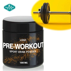 Private Label Pre-workout Muscle Strength Supplement Citrulline Taurine Sport & Nootropic Drink Powder