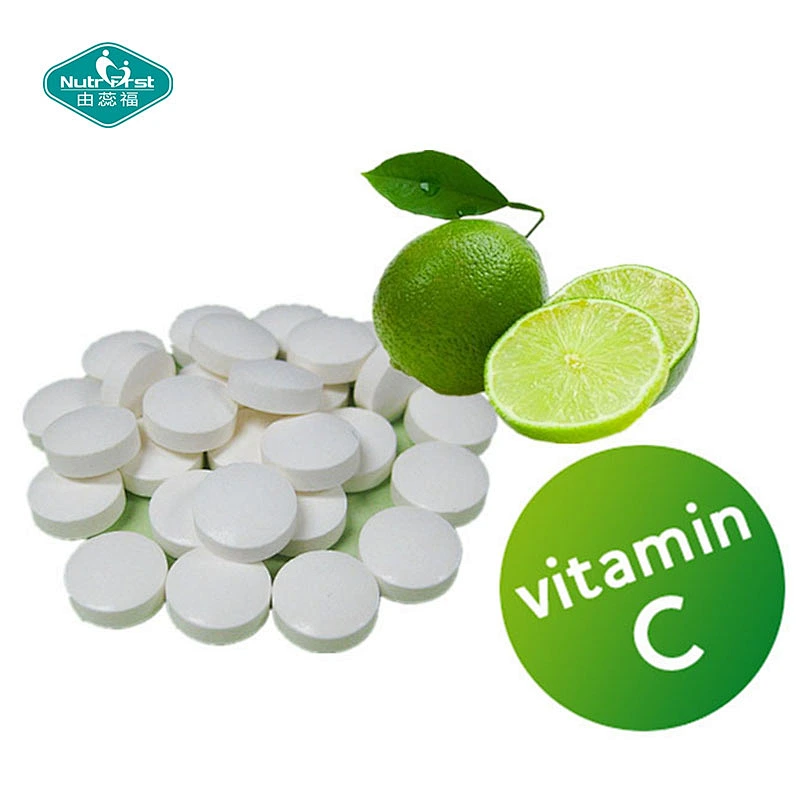Nutrifirst Bespoke Formulation 1000mg Viamin C Supplements Chewable Orange Flavor Tablet for Skin Whitening