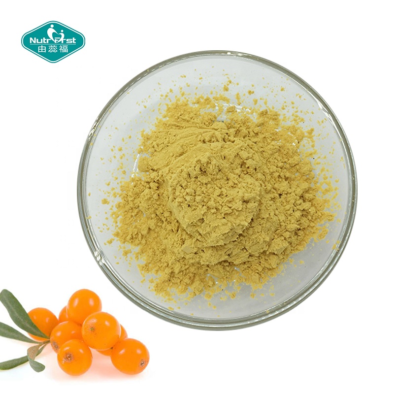 Nutrifirst Sea Buckthorn Fruit Spray Dried Powder Seabuckthorn Flavone Powder Hippophae Rhamnoides. L