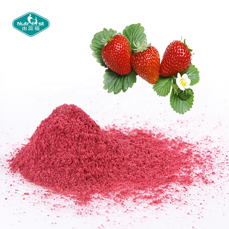 Nutrifirst Customer Customized Organic Frozen Dried Strawberry Powder for Baking & Smoothies in Bulk