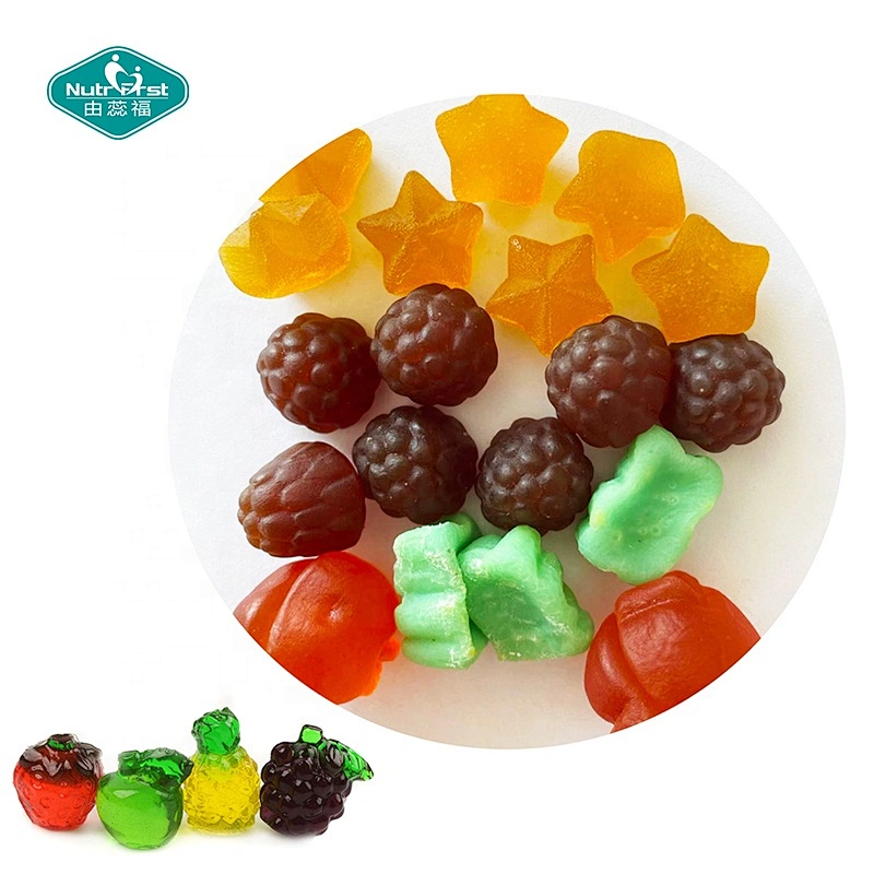 El fabricante del OEM del ODM modifica las gomitas sin azúcar para requisitos particulares de los suplementos del caramelo vegano delicioso de los probióticos
