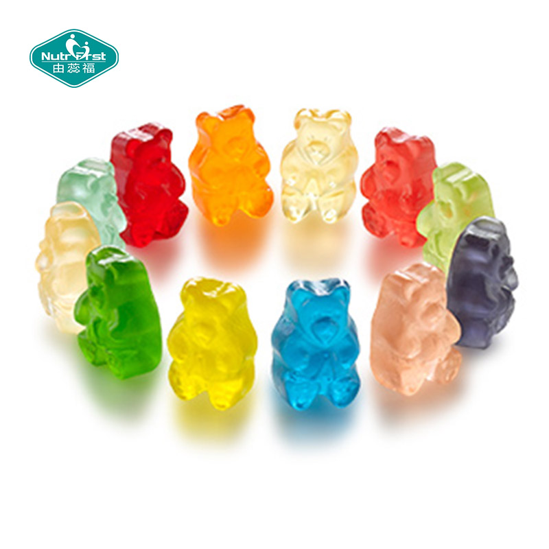 Nutrition Customized Multivitamin Gummy Supplement Multi Vitamins Gummy Bear Candy Supplier with Bespoke Package