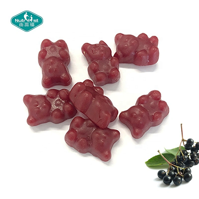Nutrifirst Gummy Supplements Multi Vitamin Biotin Elderberry Zinc Pectin Gummies Candy
