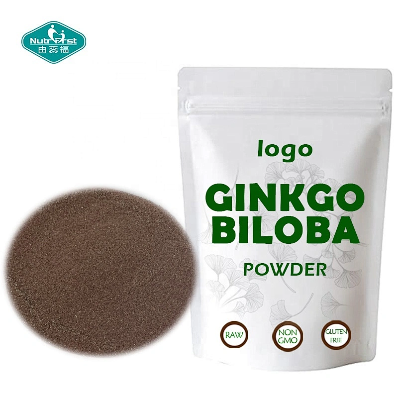Professional Factory Dietary Supplement Organic Ginkgo Biloba Leaf Powder Water Soluble