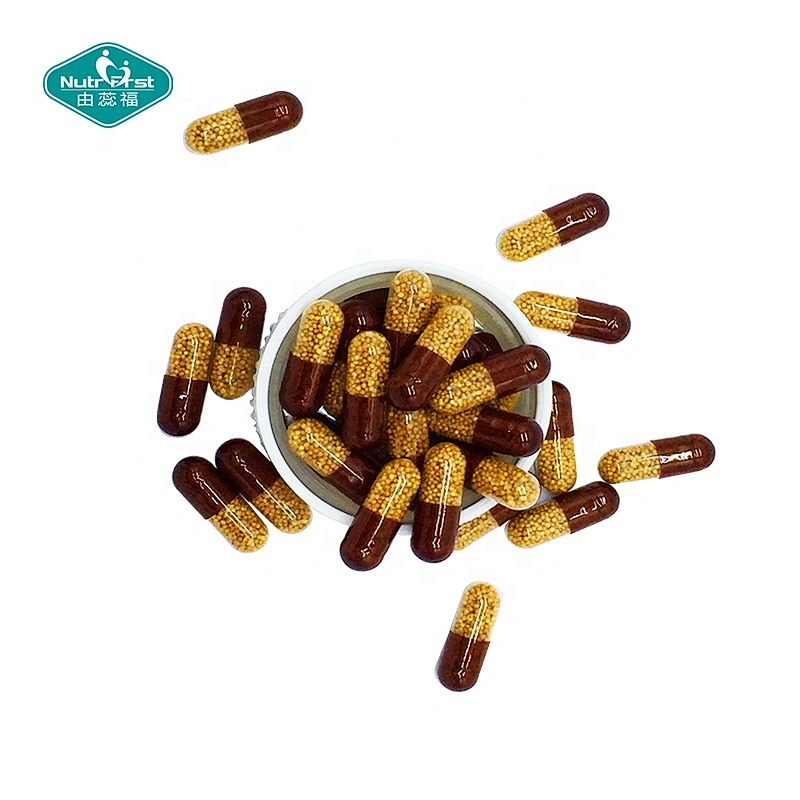 Cápsula de liberación prolongada de micropellets Cápsula de gránulos de L-arginina y vitamina B de zinc con ácido fólico de metionina